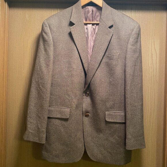 RALPH LAUREN Mens Blazer Sport Coat Casual Jacket Size 46R Classic Wool Suit - Picture 1 of 5